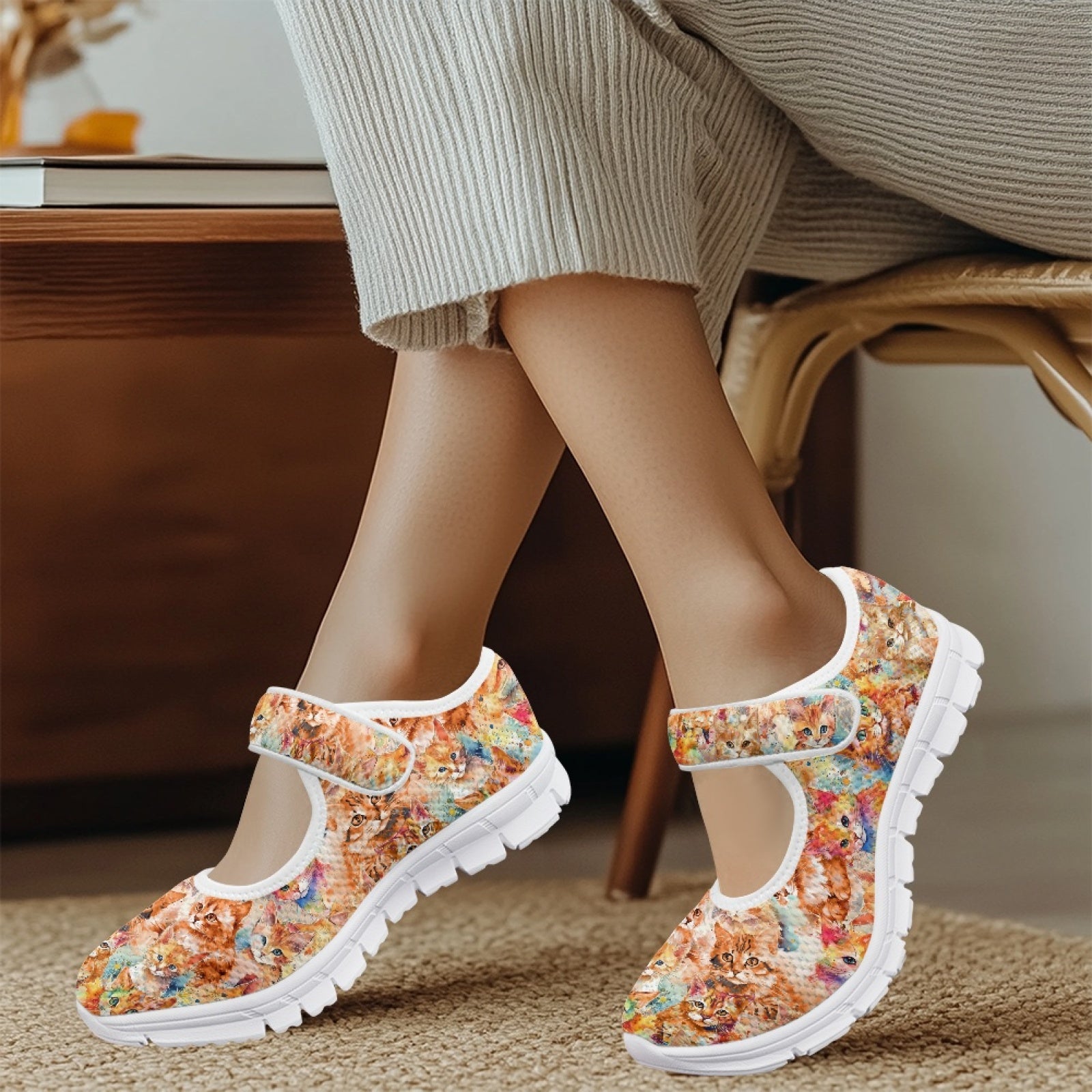 Ginger Cat - Mary Jane Shoes