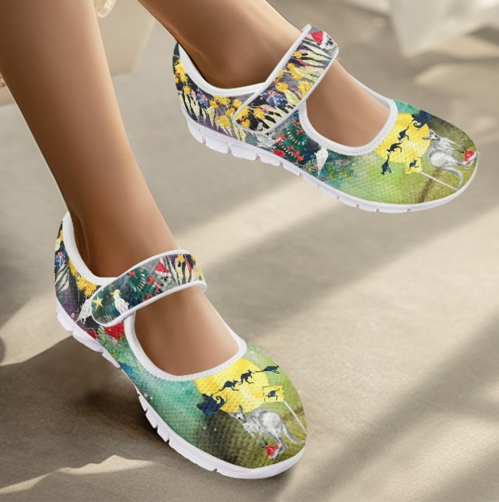 Xmas Aussie - Mary Jane Shoes