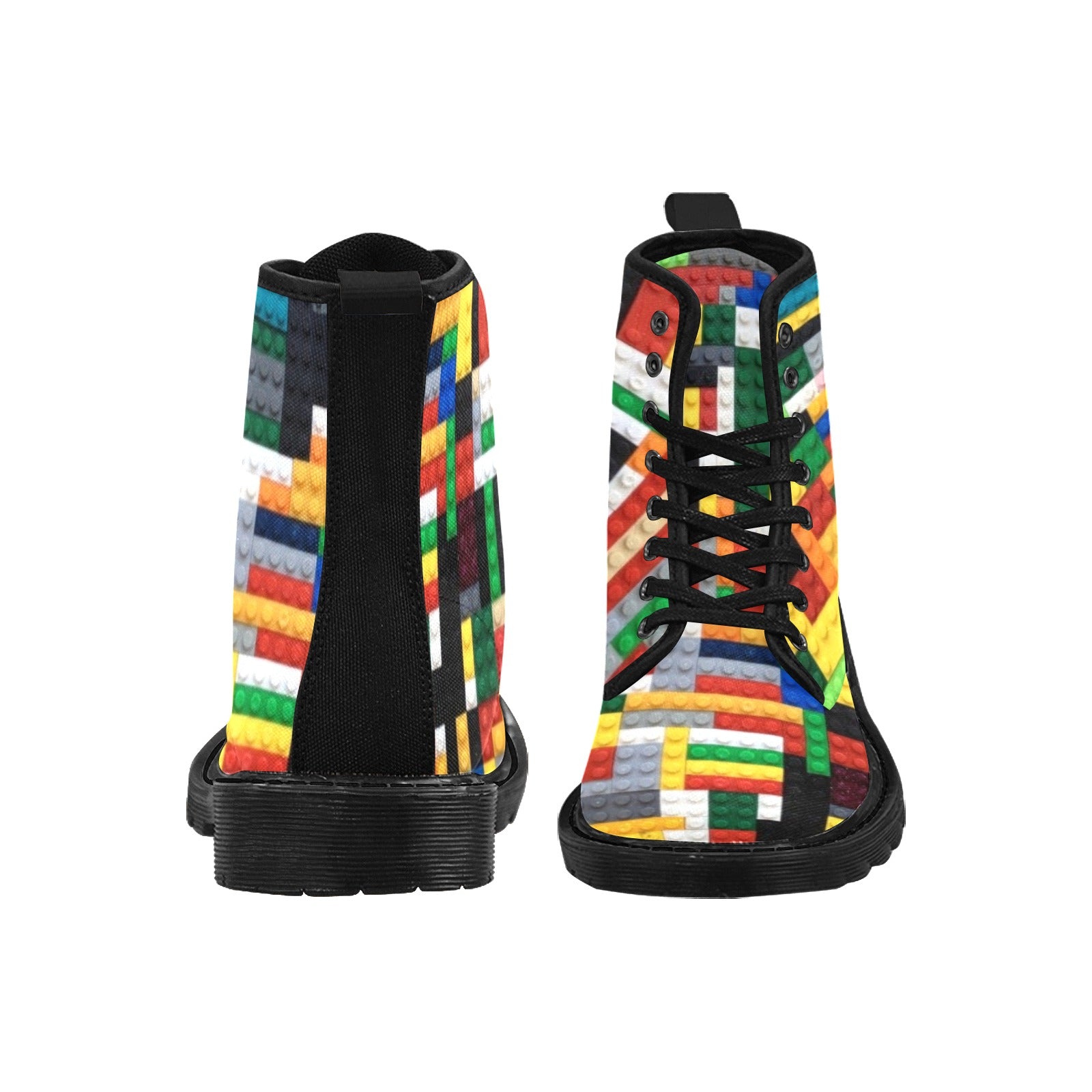 Building Blocks - Canvas Boots