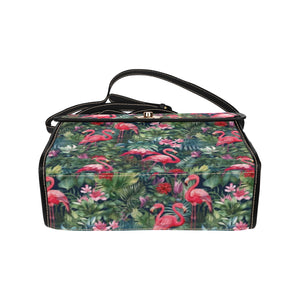 Tropical Flamingo - Waterproof Canvas Handbag