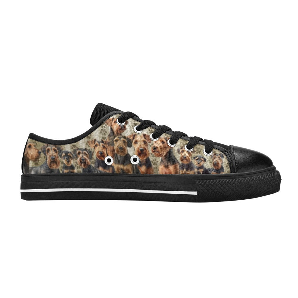 Airedale Terrier - Low Top Shoes