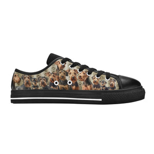 Airedale Terrier - Low Top Shoes