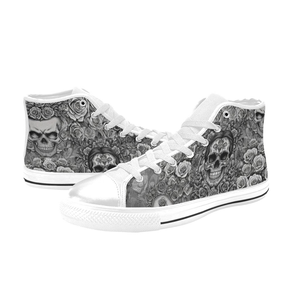 Skulls & Roses - High Top Shoes