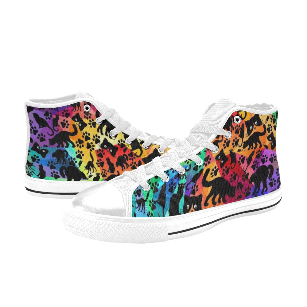 Black Cat Bright - High Top Shoes