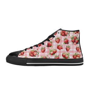 Strawberries - High Top Shoes