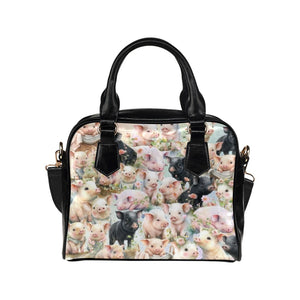 Cute Pigs - Shoulder Handbag
