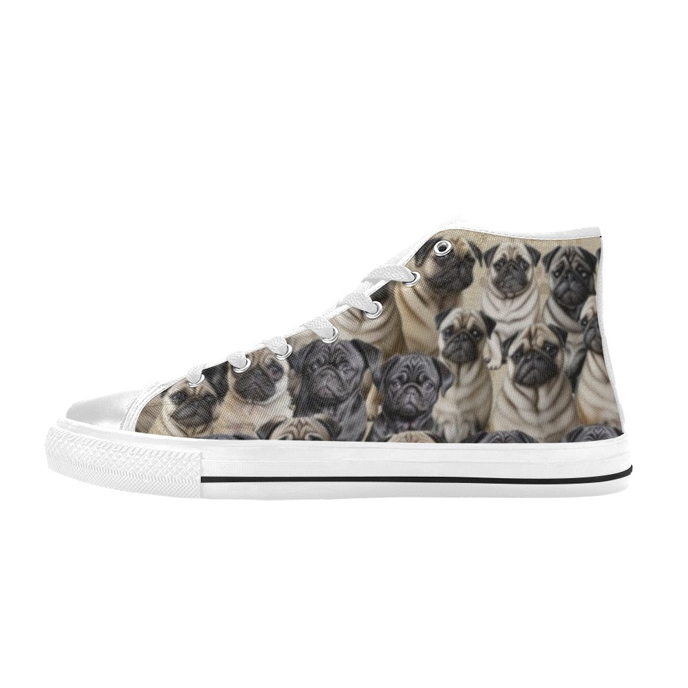 Pug - High Top Shoes