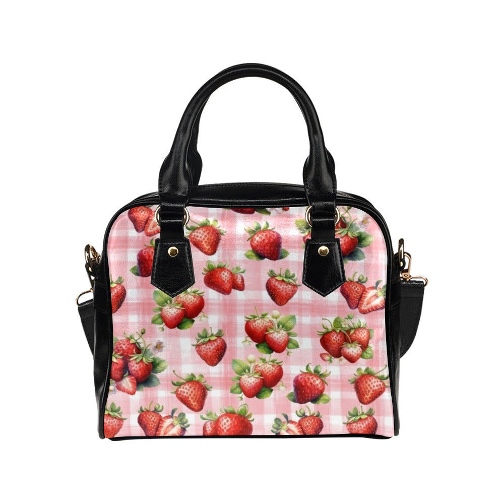 Strawberries - Shoulder Handbag