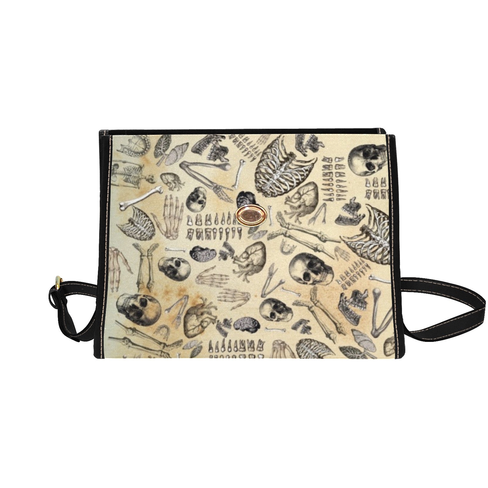 Vintage Anatomy - Waterproof Canvas Handbag