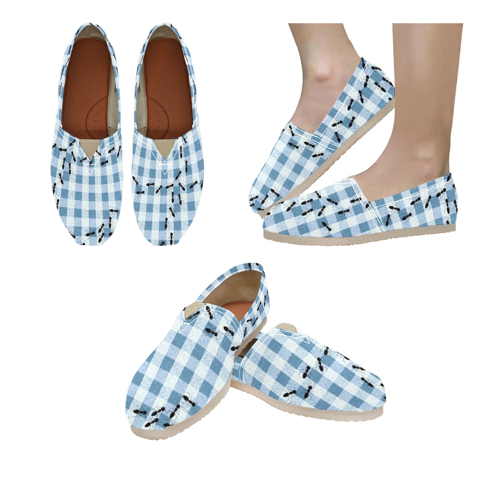 Ants - Casual Canvas Slip-on Shoes