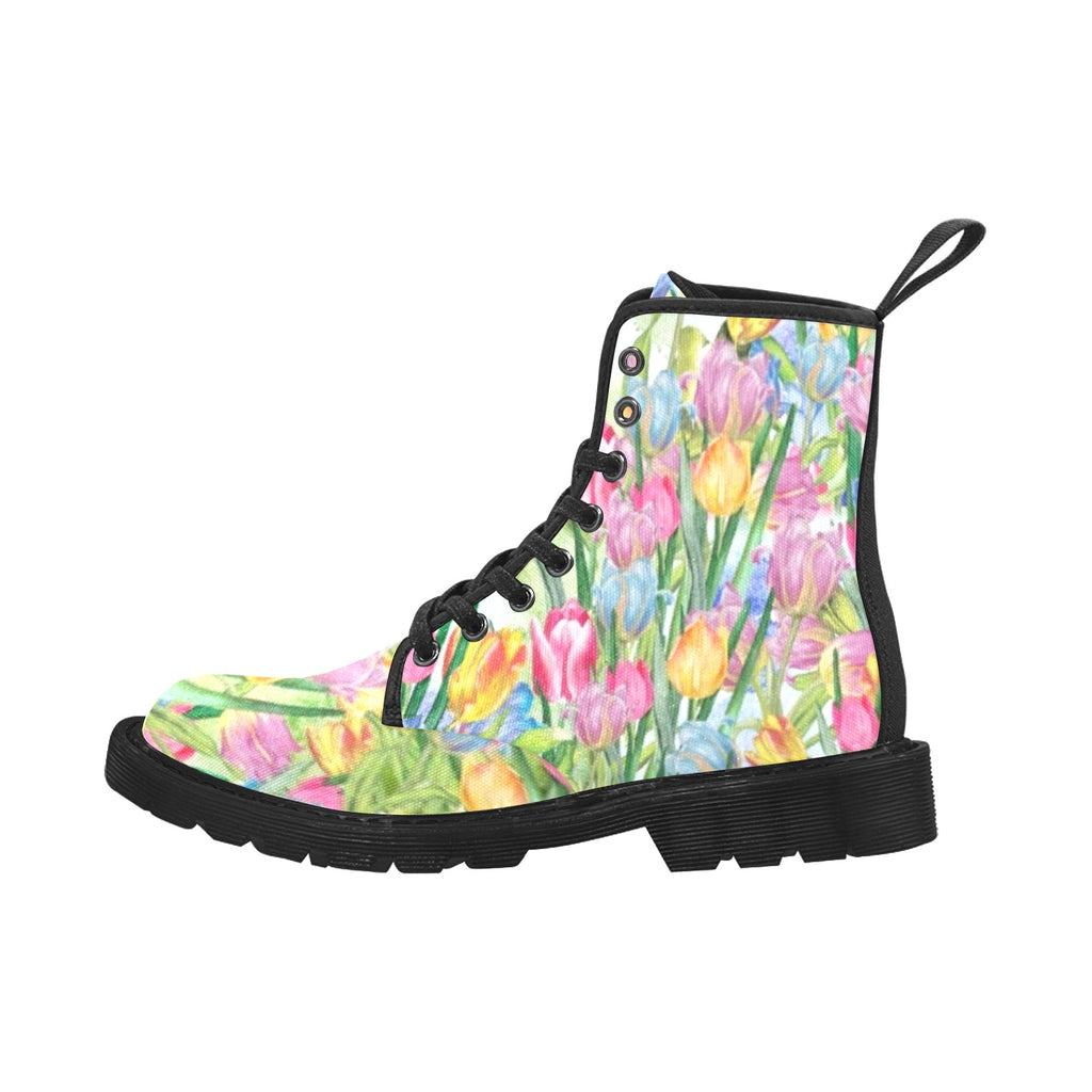 Tulips - Canvas Boots