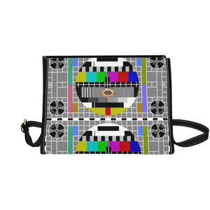 Test Pattern - Waterproof Canvas Handbag