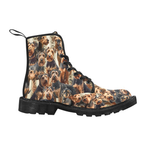 Airedale Terrier - Canvas Boots