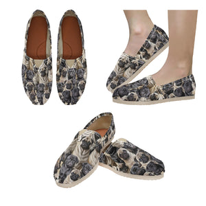 Pug - Casual Canvas Slip-on Shoes