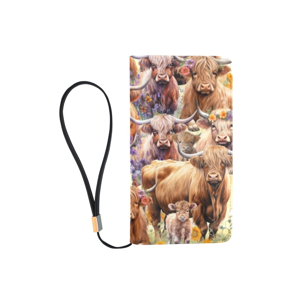 Highland Cows - Clutch Purse Large