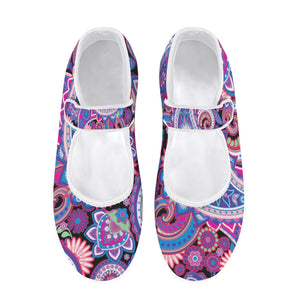 Purple Paisley - Mary Jane Shoes