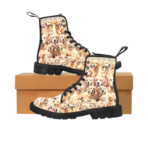 Golden Retriever - Canvas Boots