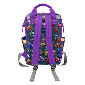 Crab Bright - Multi-Function Backpack Nappy Bag