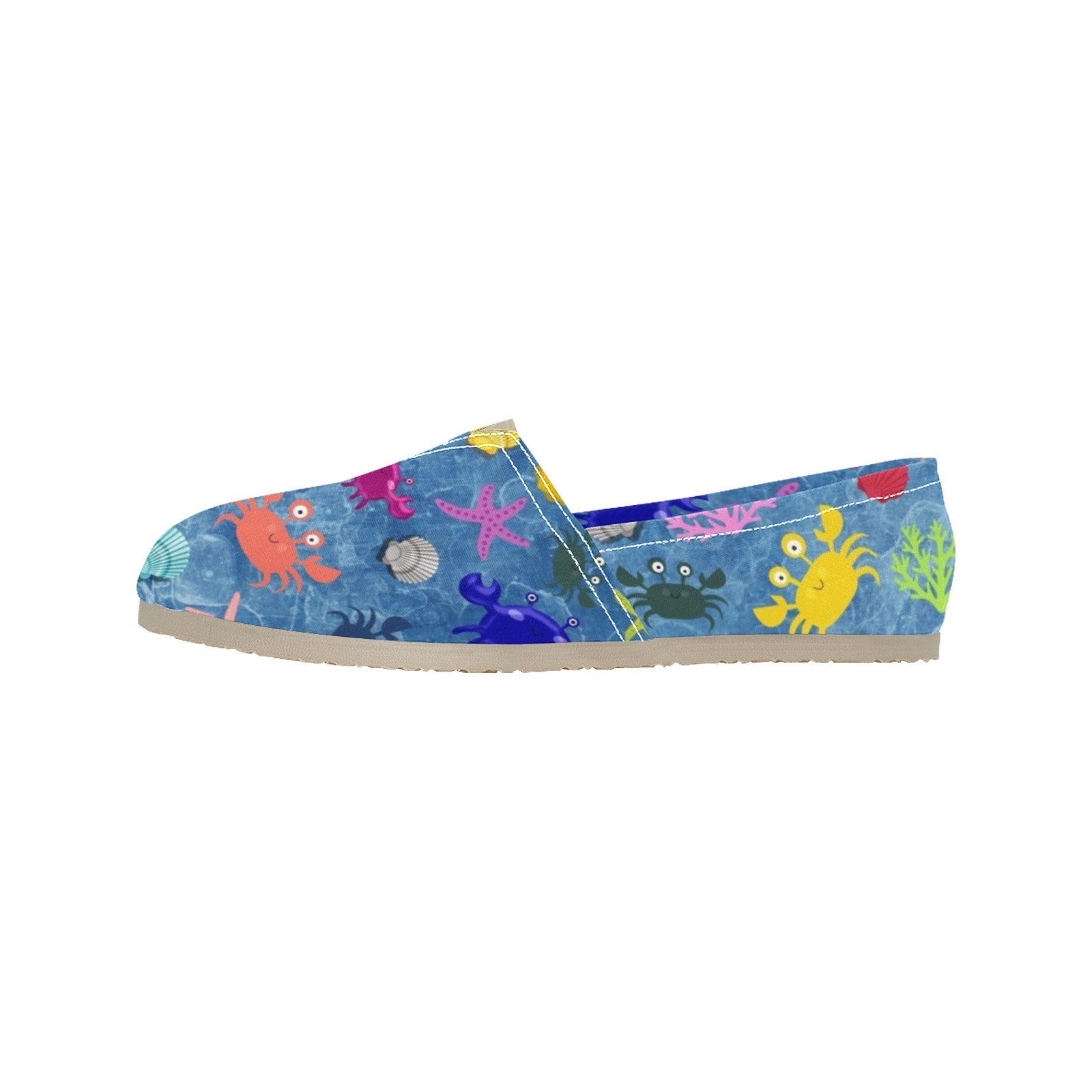 Cute Crab - Casual Canvas Slip-on Shoes