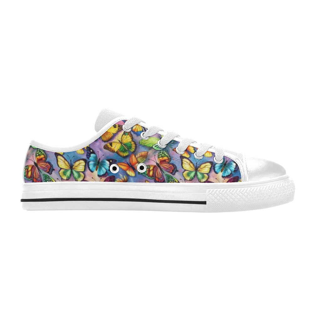 Butterfly Bright - Low Top Shoes