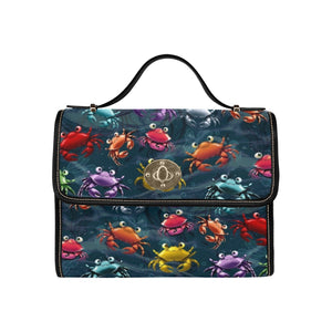 Crab Bright - Waterproof Canvas Handbag