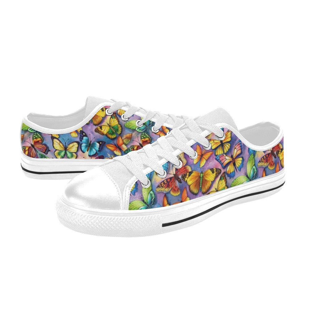 Butterfly Bright - Low Top Shoes
