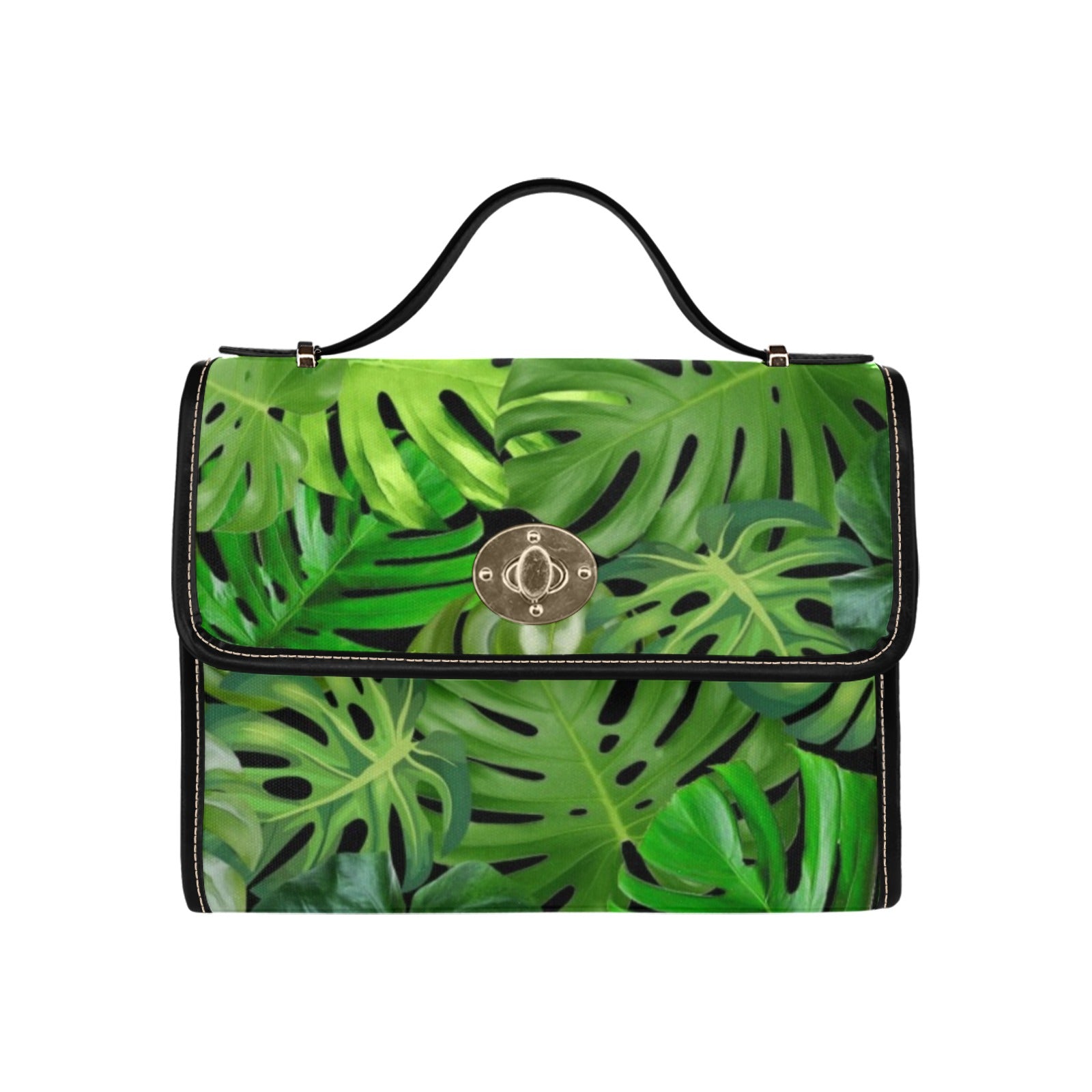 Monstera - Waterproof Canvas Handbag