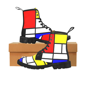 Mondrian - Canvas Boots