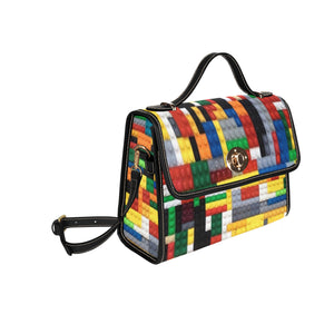 Building Blocks - Waterproof Canvas Handbag