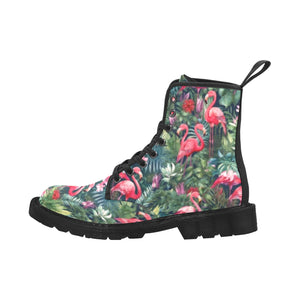 Tropical Flamingo - Canvas Boots