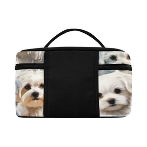 Maltese Terrier - Cosmetics / Lunch Bag