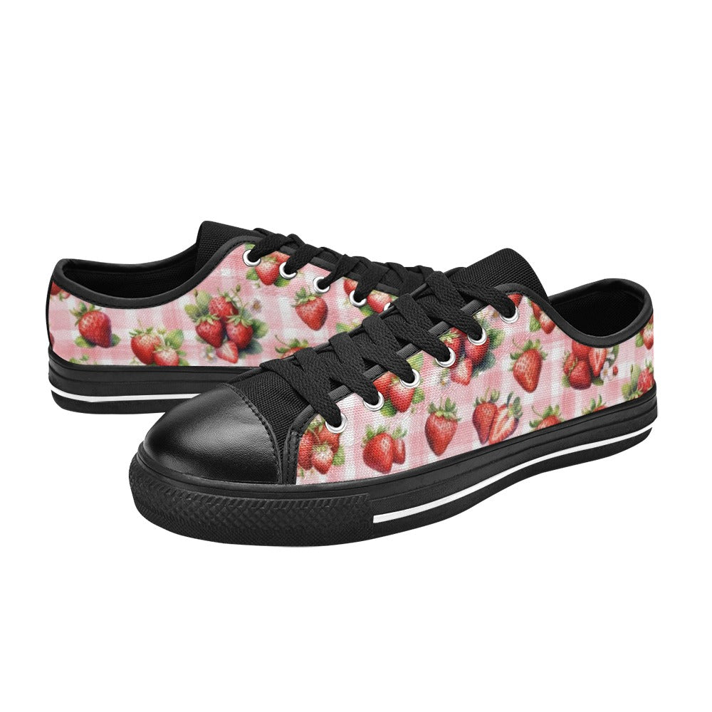 Strawberries - Low Top Shoes