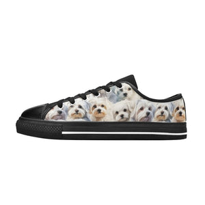 Maltese Terrier - Low Top Shoes