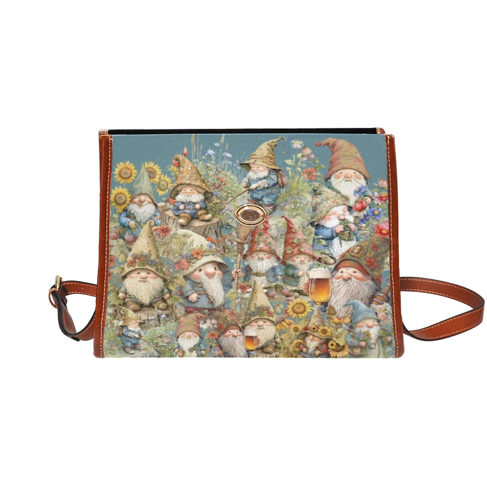 Gnomes - Waterproof Canvas Handbag