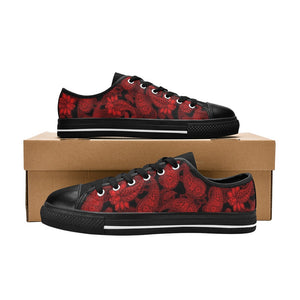 Red Paisley - Low Top Shoes