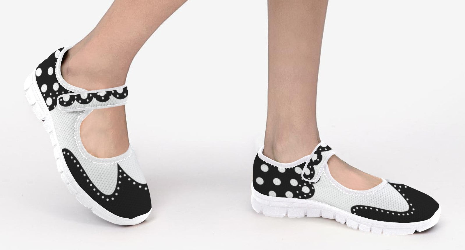 Wingtips Polkadot - Mary Jane Shoes