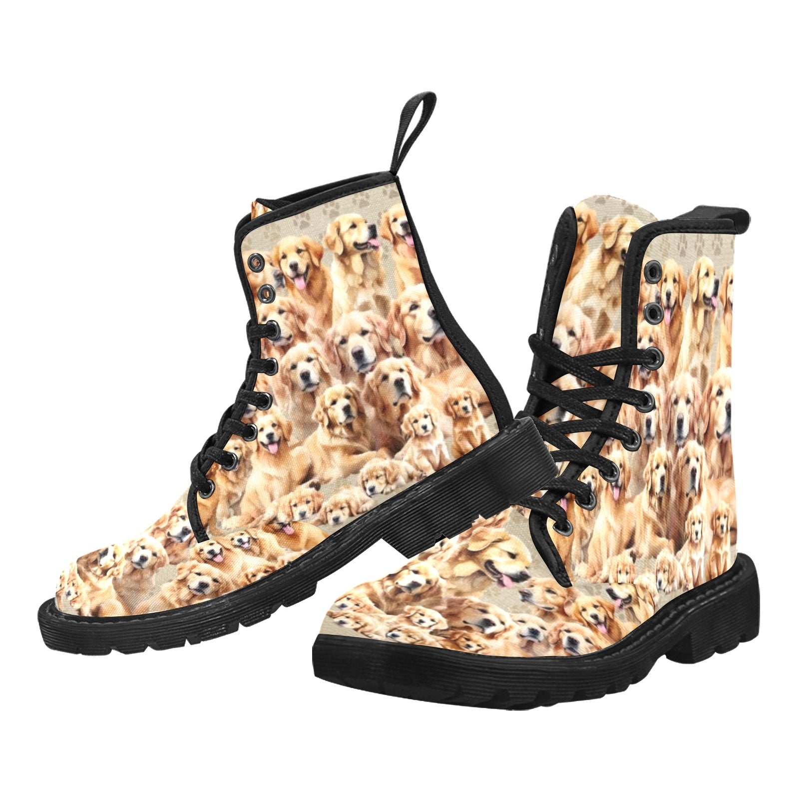 Golden Retriever - Canvas Boots