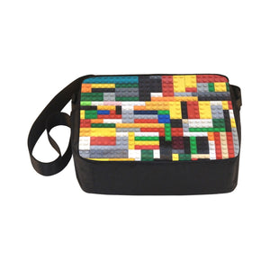 Building Blocks - One-Sided Crossbody Nylon Bag