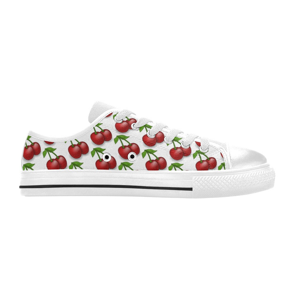 Cherry All Over - Low Top Shoes