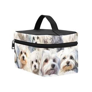 Maltese Terrier - Cosmetics / Lunch Bag