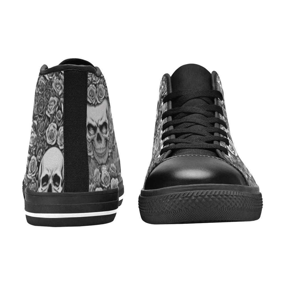 Skulls & Roses - High Top Shoes