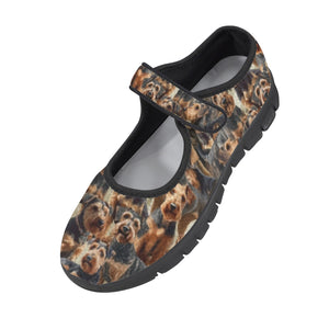 Airedale Terrier - Mary Jane Shoes