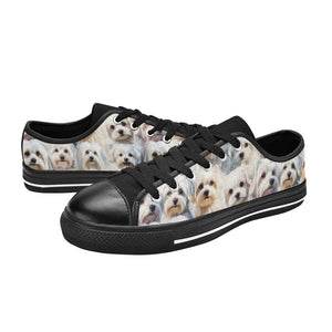 Maltese Terrier - Low Top Shoes