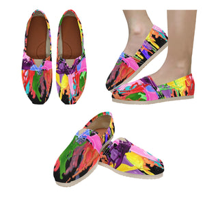 Paint Run - Casual Canvas Slip-on Shoes