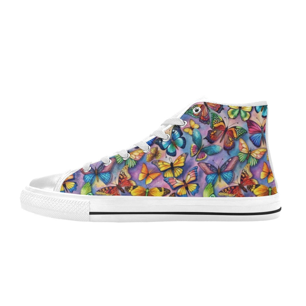 Butterfly Bright - High Top Shoes