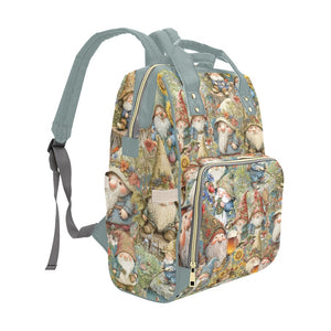 Gnomes - Multi-Function Backpack Nappy Bag