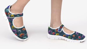 Crab Bright - Mary Jane Shoes