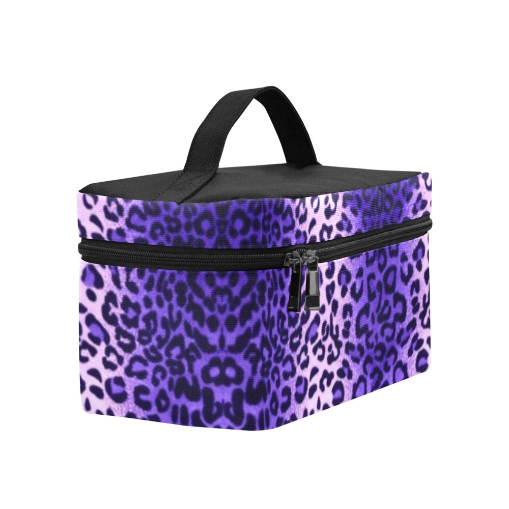 Leopard Purple - Cosmetics / Lunch Bag