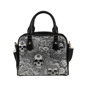 Skulls & Roses - Shoulder Handbag