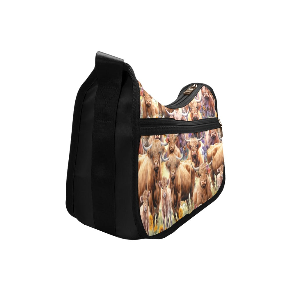 Highland Cows - Crossbody Handbag